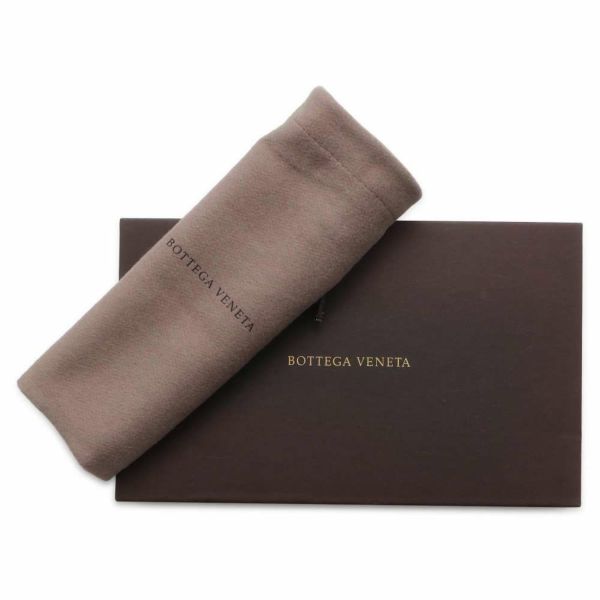 ボッテガヴェネタ 長財布 パデッドペーパー ジップアラウンドウォレット レザー BOTTEGA VENETA 黒