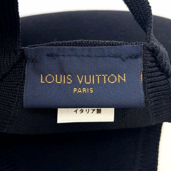 ルイヴィトン マスク LVイニシャルマスク マイユ ナイロン M76748 LOUIS VUITTON ブラック 黒 白