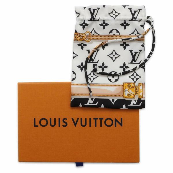 ルイヴィトン マスク LVイニシャルマスク マイユ ナイロン M76748 LOUIS VUITTON ブラック 黒 白