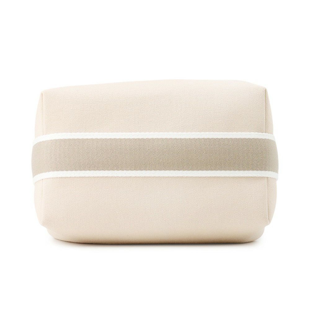 エルメス ポーチ ブリッド・ア・ブラックPM ベージュ/シルバー金具 キャンバス HERMES バッグ 小物入れ