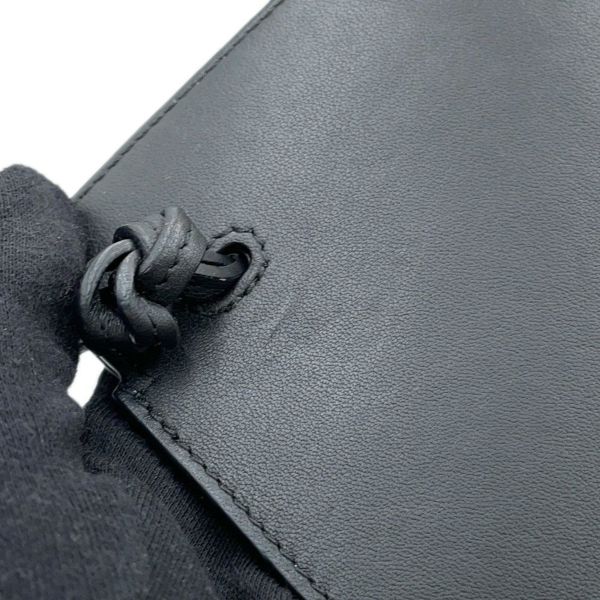 ロエベ ショルダーバッグ ダイスポケット DICE POKET レザー C630R12X01 LOEWE ポシェット 黒