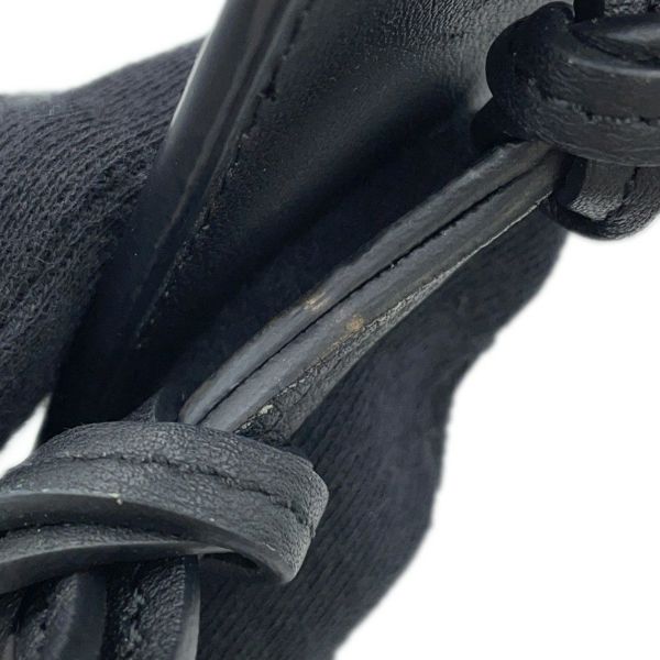 ロエベ ショルダーバッグ ダイスポケット DICE POKET レザー C630R12X01 LOEWE ポシェット 黒