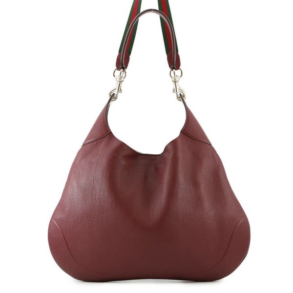 グッチ ショルダーバッグ GUCCI B ミディアム レザー 820169 GUCCI 2way ボルドー