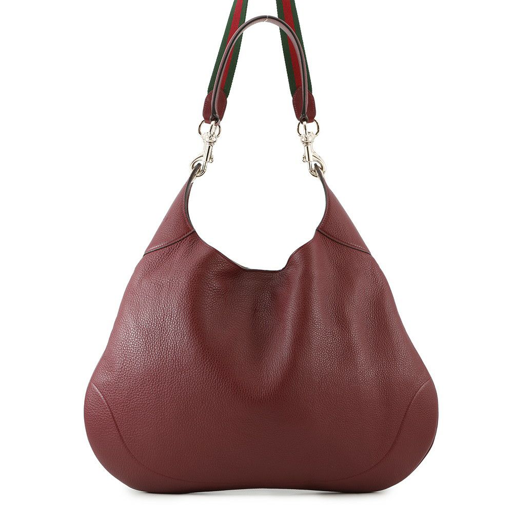 グッチ ショルダーバッグ GUCCI B ミディアム レザー 820169 GUCCI 2way ボルドー