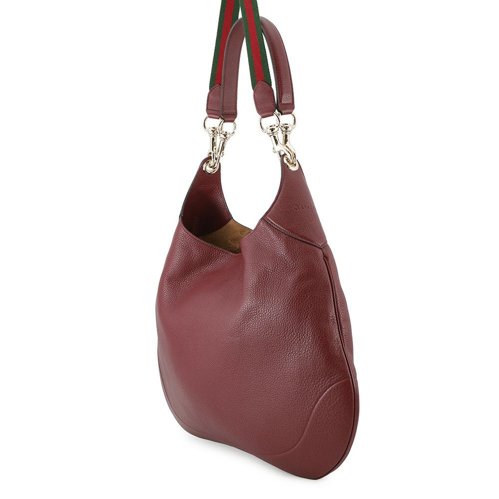グッチ ショルダーバッグ GUCCI B ミディアム レザー 820169 GUCCI 2way ボルドー