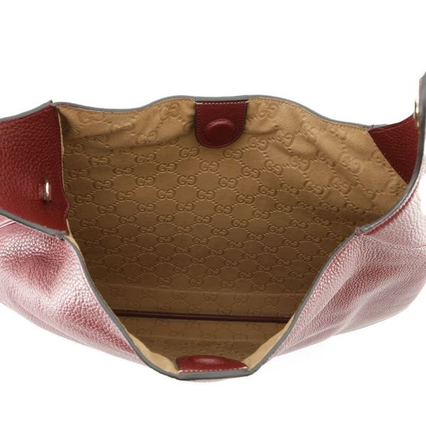 グッチ ショルダーバッグ GUCCI B ミディアム レザー 820169 GUCCI 2way ボルドー