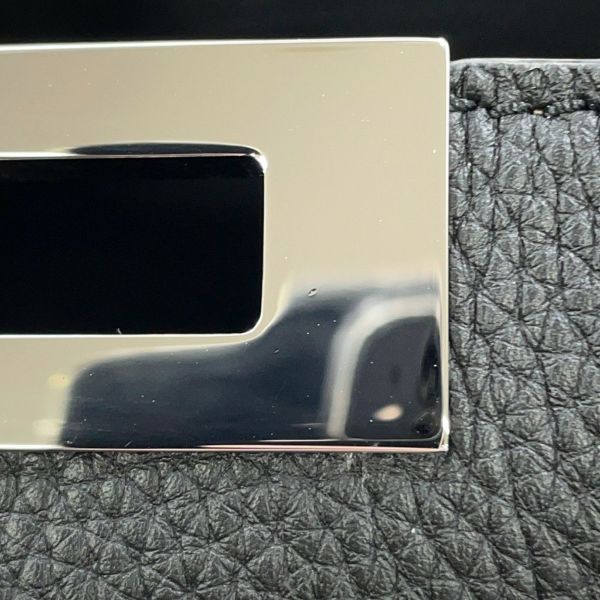 フェンディ ハンドバッグ ピーカブー アイシーユー ミディアム レザー 7VA529 FENDI 2way ビジネスバッグ 黒