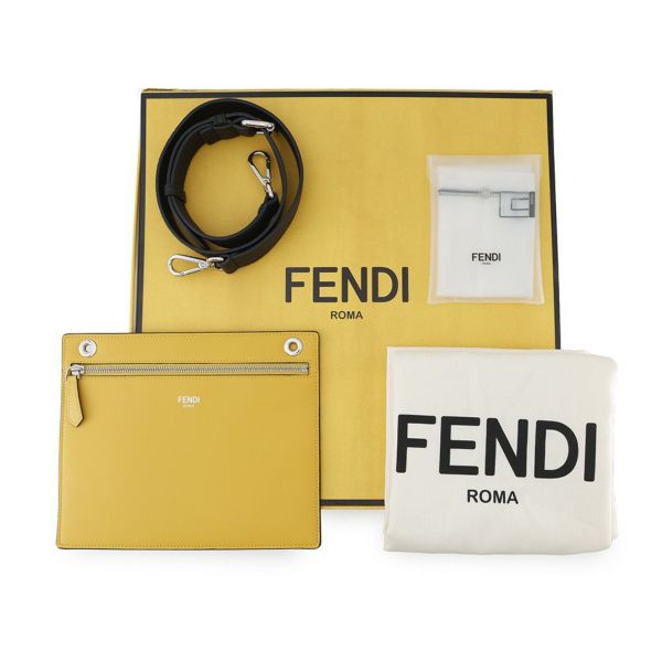 フェンディ ハンドバッグ ピーカブー アイシーユー ミディアム レザー 7VA529 FENDI 2way ビジネスバッグ 黒