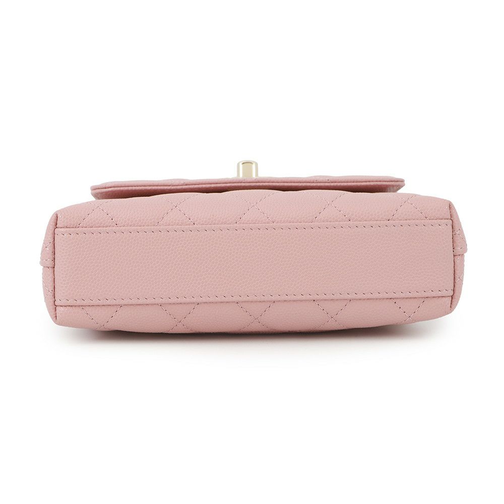 シャネル ハンドバッグ マトラッセ ココハンドル ミニミニ キャビアスキン AP4244 2wayチェーンショルダー