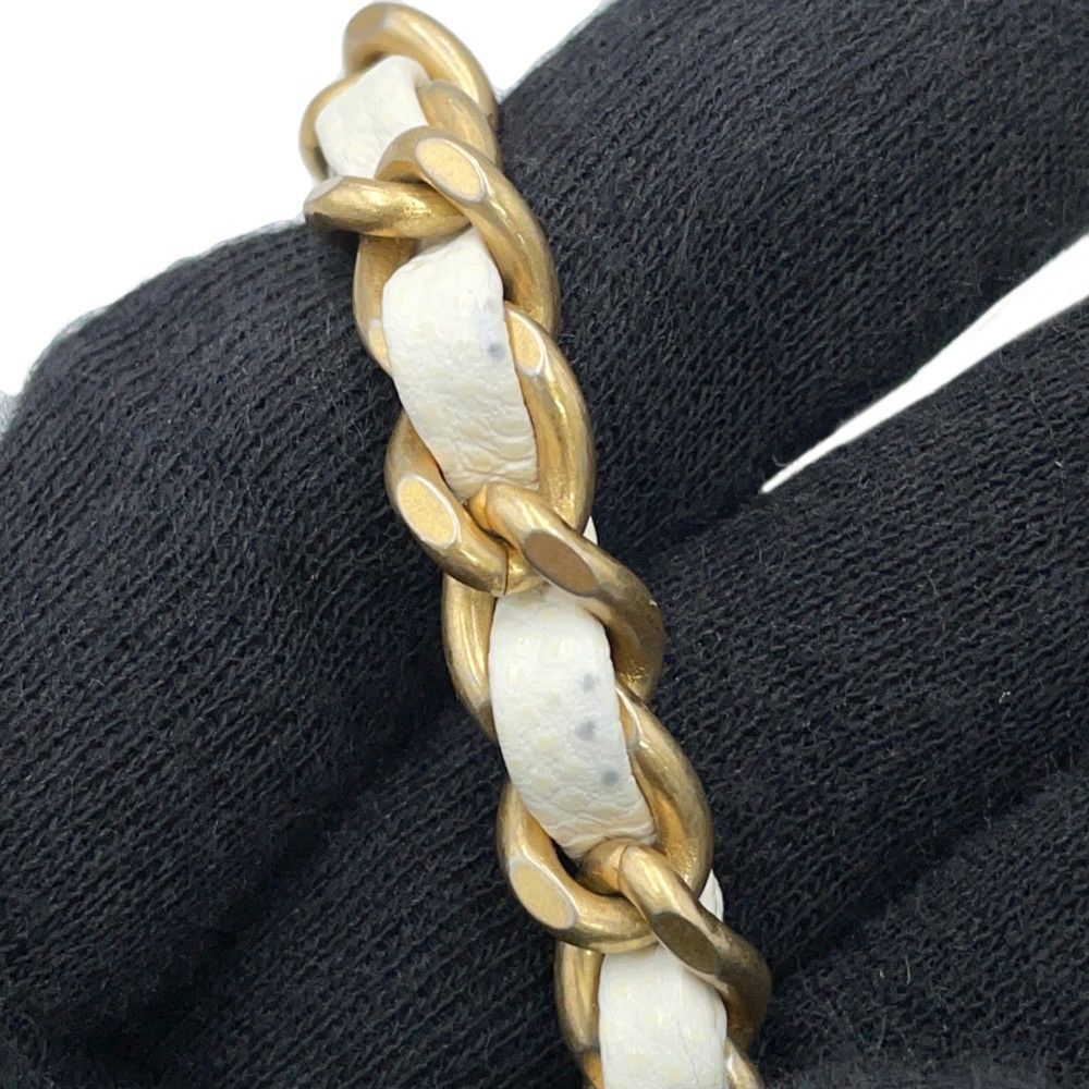 シャネル ハンドバッグ マトラッセ ココマーク ココハンドル キャビアスキン A92990 CHANEL 2way 白