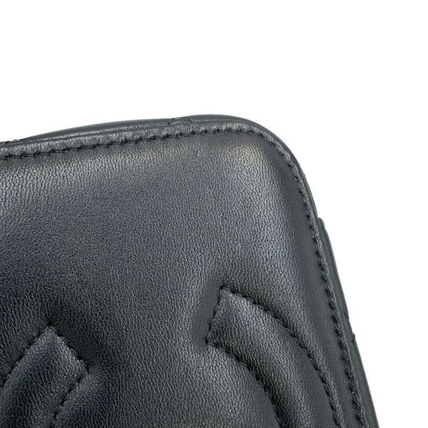 シャネル チェーンショルダーバッグ マトラッセ ココマーク バニティバッグ ラムスキン AP1472 CHANEL 黒