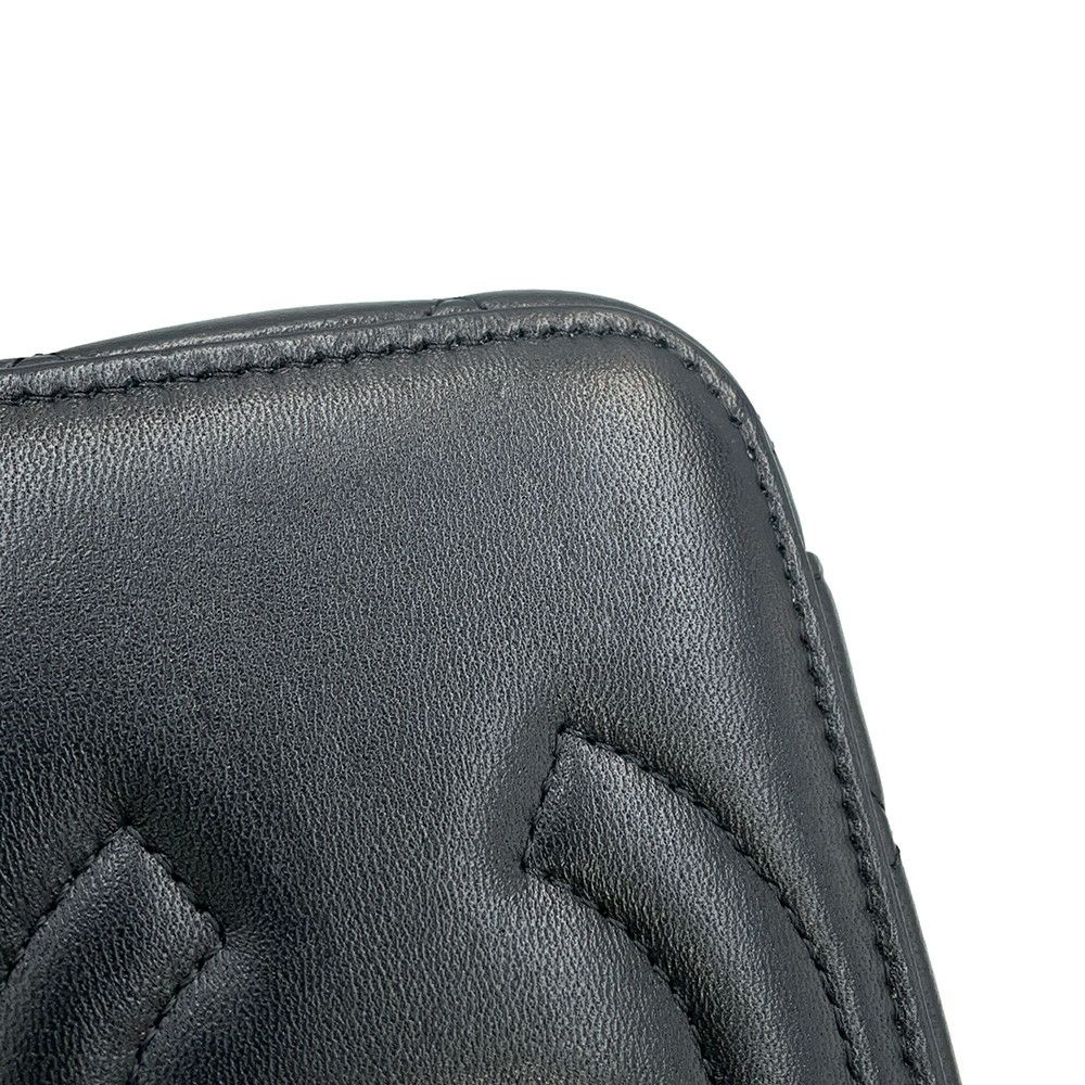シャネル チェーンショルダーバッグ マトラッセ ココマーク バニティバッグ ラムスキン AP1472 CHANEL 黒