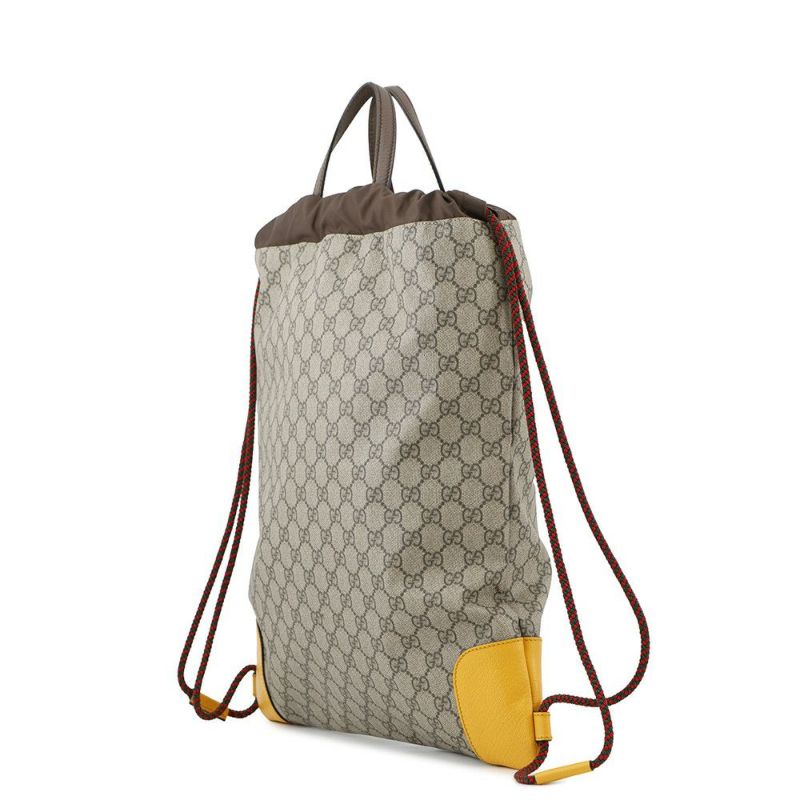 グッチ バックパック GGスプリーム ドローストリング キャットヘッド GUCCI バッグ リュックサック