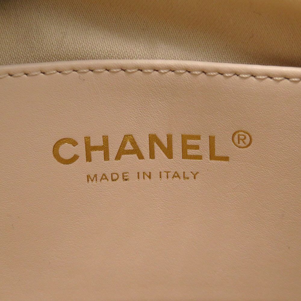 シャネル チェーンショルダーバッグ CHANEL25 スモール キャビアスキン AS5293 CHANEL バッグ 白