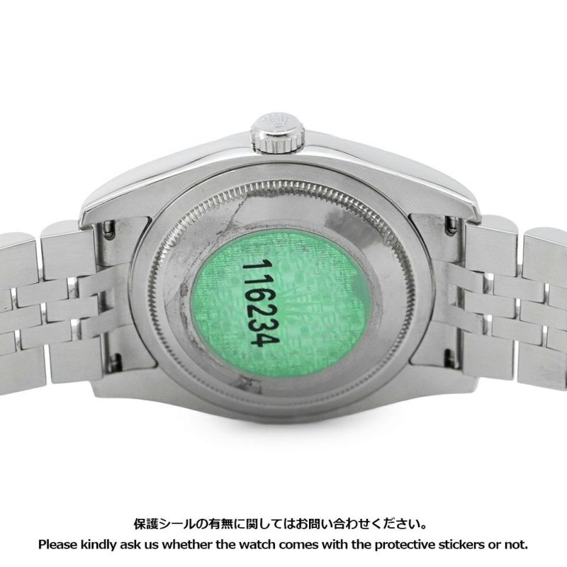 ロレックス デイトジャスト36 Z番 SS/K18WG 116234 ROLEX 腕時計 白文字盤