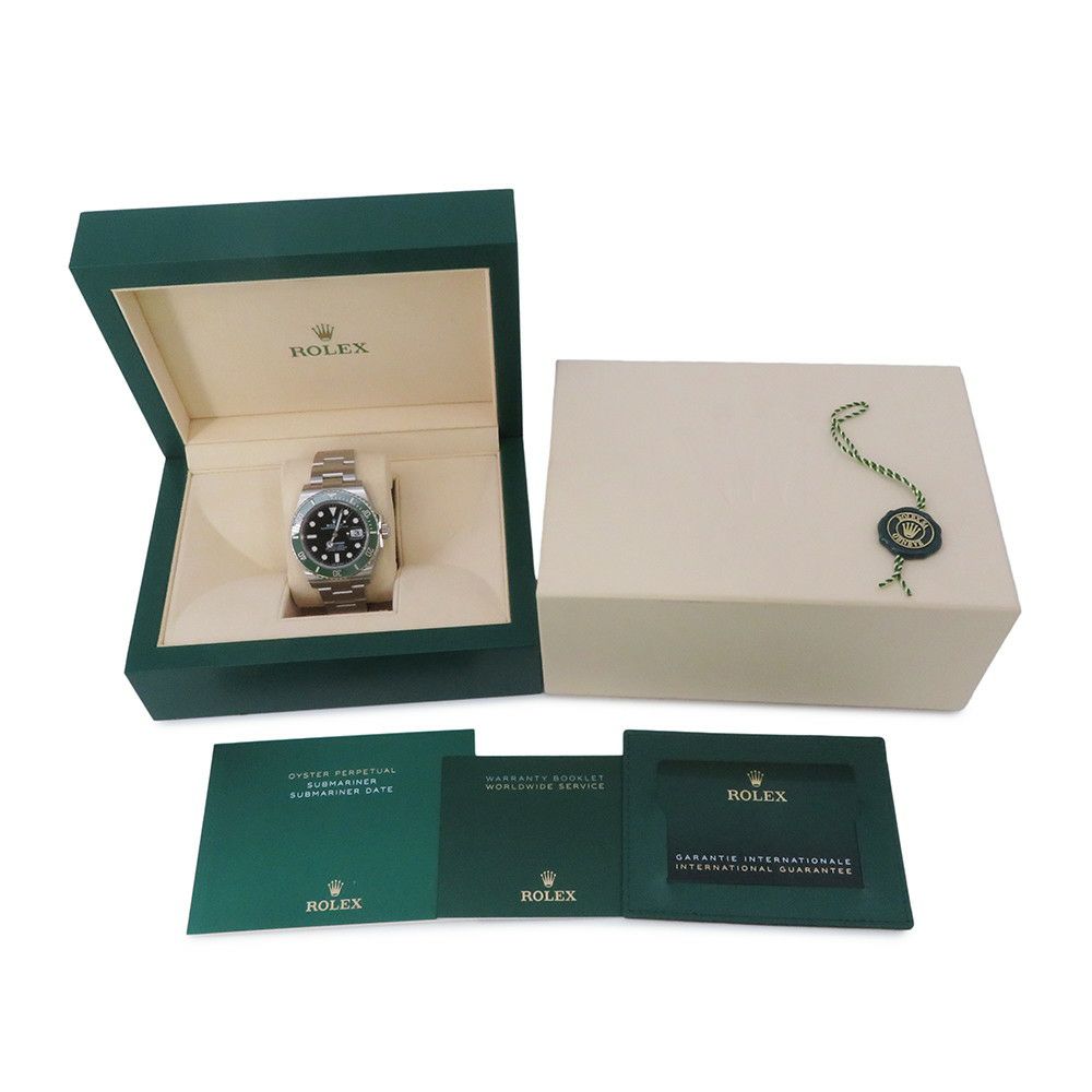 ロレックス サブマリーナ デイト ランダムシリアル ルーレット 126610LV ROLEX 腕時計 黒文字盤