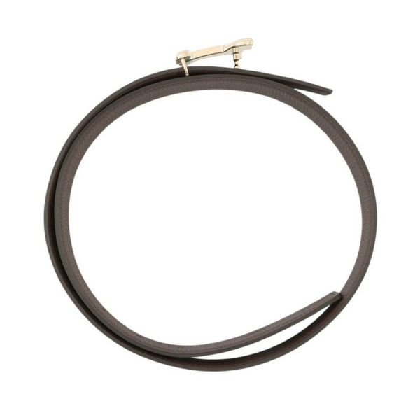 エルメス ベルト パナッシュ ブラック/ショコラ/ゴールド金具 ボックスカーフ/トゴ W刻印 サイズ75 メンズ 黒