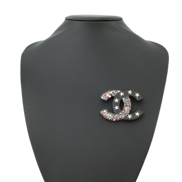 シャネル ブローチ ココマーク スター ラインストーン 17C CHANEL アクセサリー