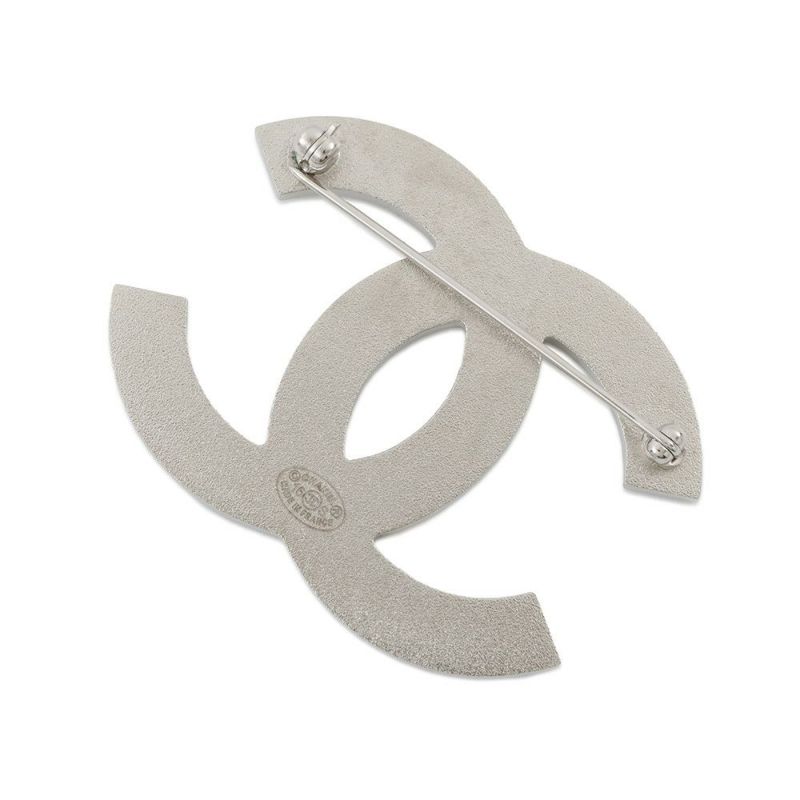 シャネル ブローチ ココマーク ボーダー 16S CHANEL アクセサリー