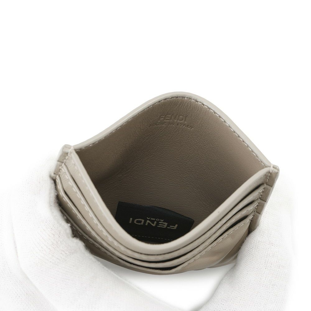 フェンディ カードケース バゲット FFモチーフ ナッパレザー 8M0445 FENDI 定期入れ パスケース
