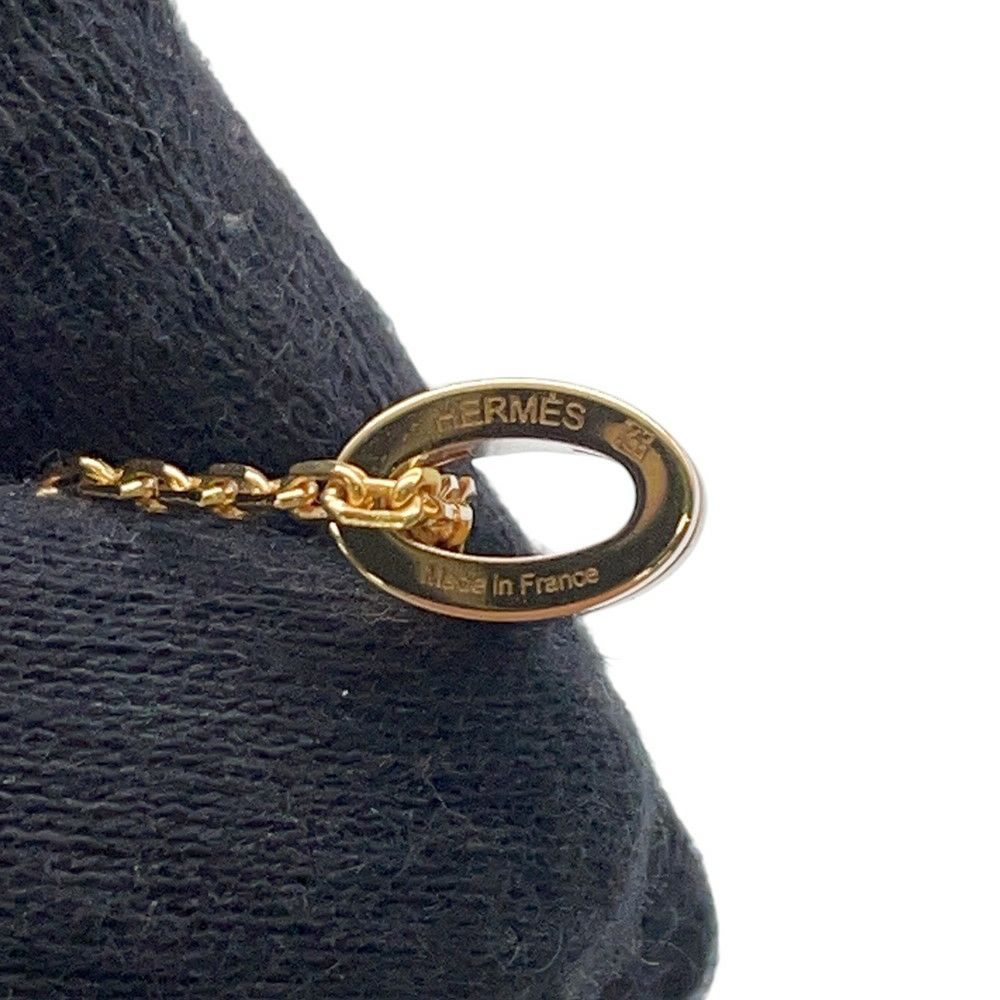 エルメス ネックレス ミニ・ポップアッシュ マロングラッセ/ゴールド金具 アクセサリー ポップH