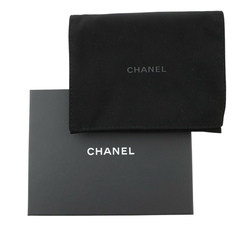 シャネル 三つ折り財布 マトラッセ ココマーク クラシック スモール フラップ ウォレット AP0230 CHANEL 財布 黒