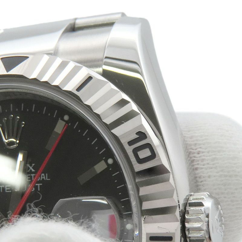 ロレックス デイトジャスト ターノグラフ SS/K18WGホワイトゴールド M番 116264 ROLEX 腕時計 黒文字盤