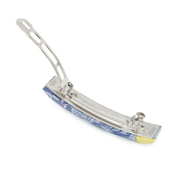 エルメス バレッタ エクリプス 馬の伝説 シルク HERMES ヘアアクセサリー