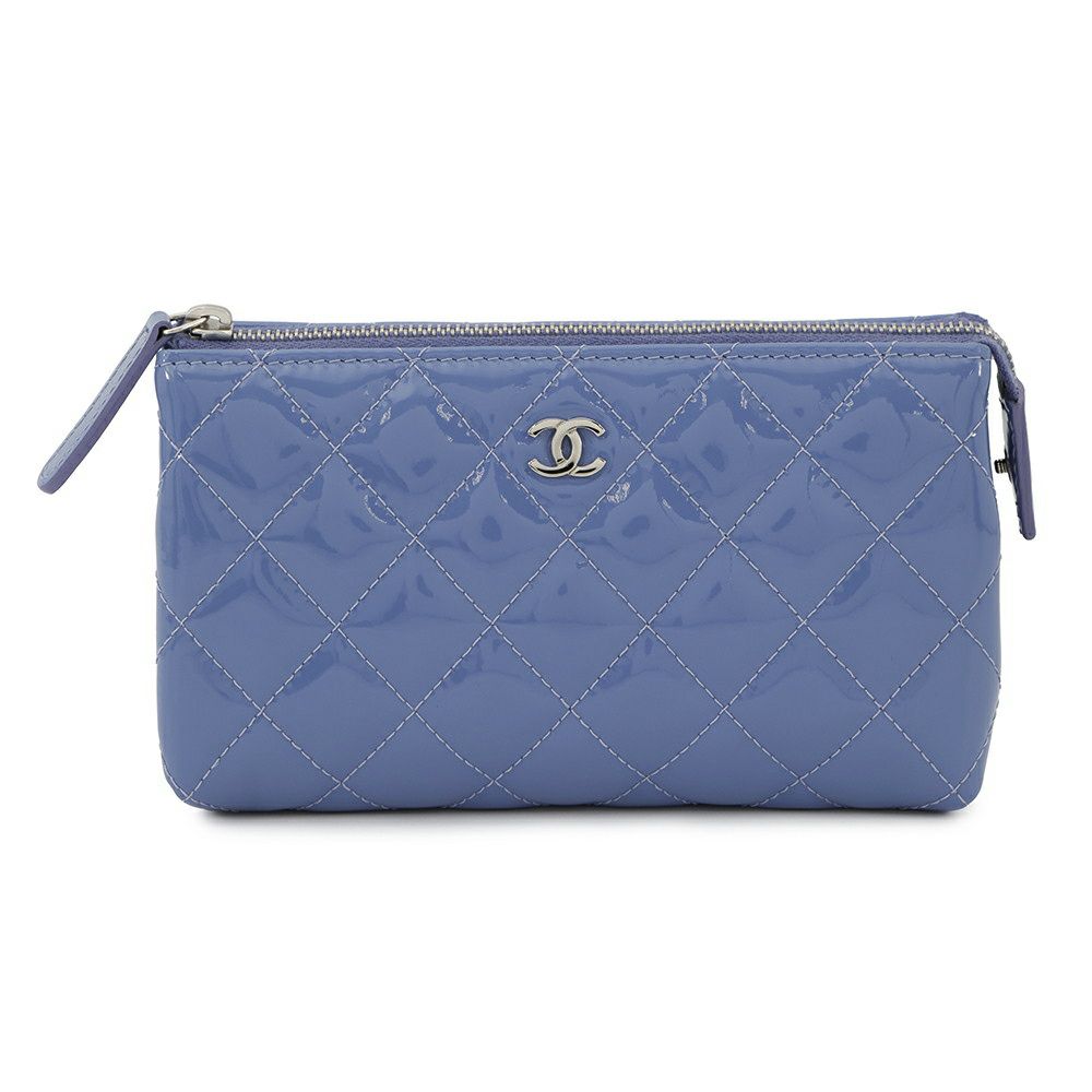 シャネル ポーチ マトラッセ ココマーク パテント CHANEL 小物入れ