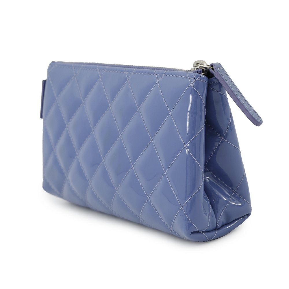 シャネル ポーチ マトラッセ ココマーク パテント CHANEL 小物入れ