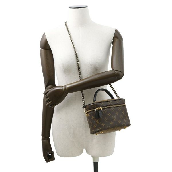 ルイヴィトン ハンドバッグ モノグラム・リバース ヴァニティ NV PM M45165 ニコラ・ジェスキエール 黒 ブラック