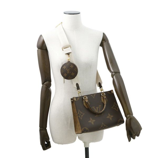 ルイヴィトン ハンドバッグ モノグラム/モノグラム・リバース/モノグラム・ジャイアント オンザゴーPM M46373 2way