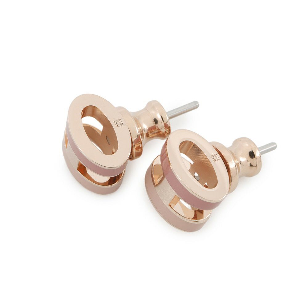 エルメス ピアス ミニ・ポップアッシュ バイカラーボーテ/ピンクゴールド金具 HERMES アクセサリー