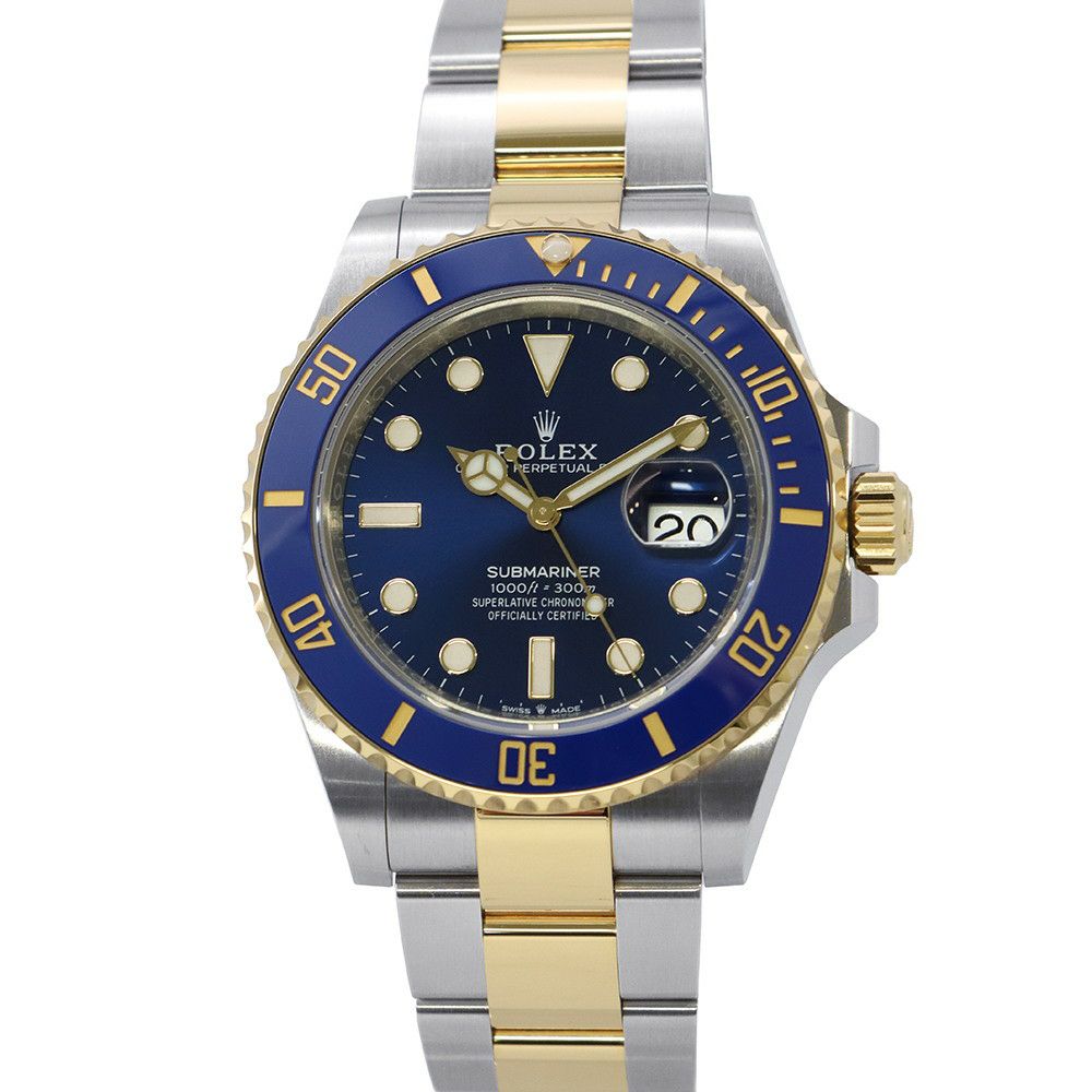 ロレックス サブマリーナ デイト コンビ SS/K18YG 126613LB ROLEX 腕時計 ブルー文字盤