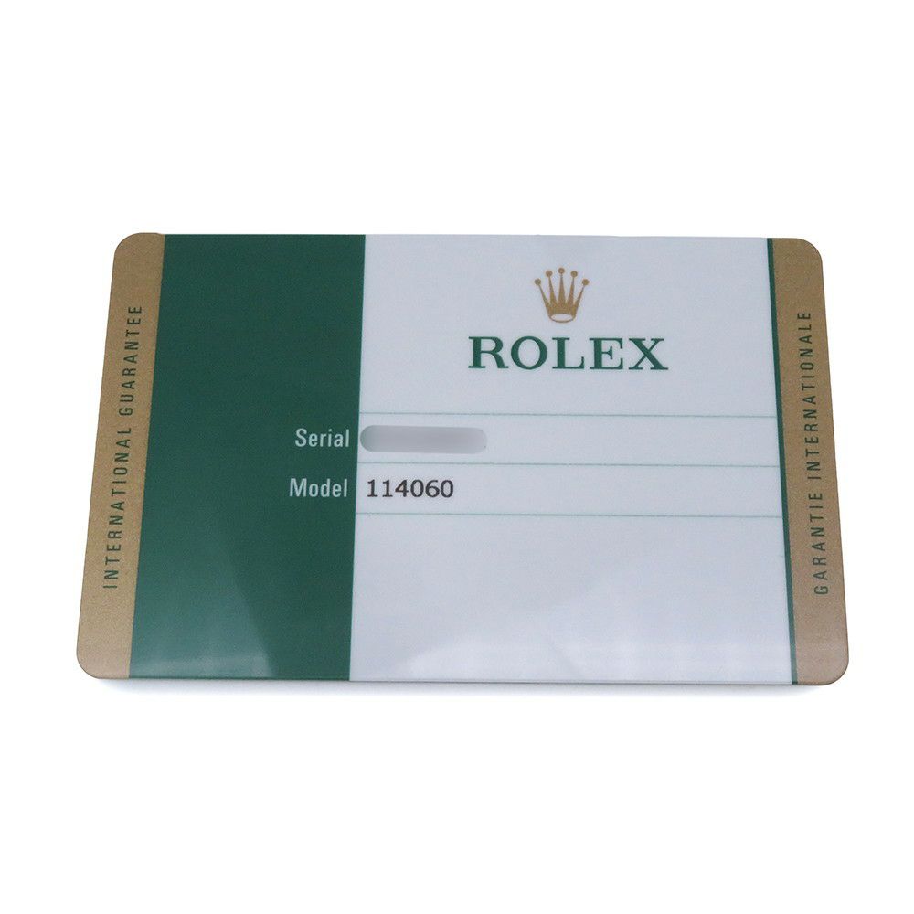 ロレックス サブマリーナ ノンデイト ランダムシリアル ルーレット 114060 ROLEX 腕時計 黒文字盤