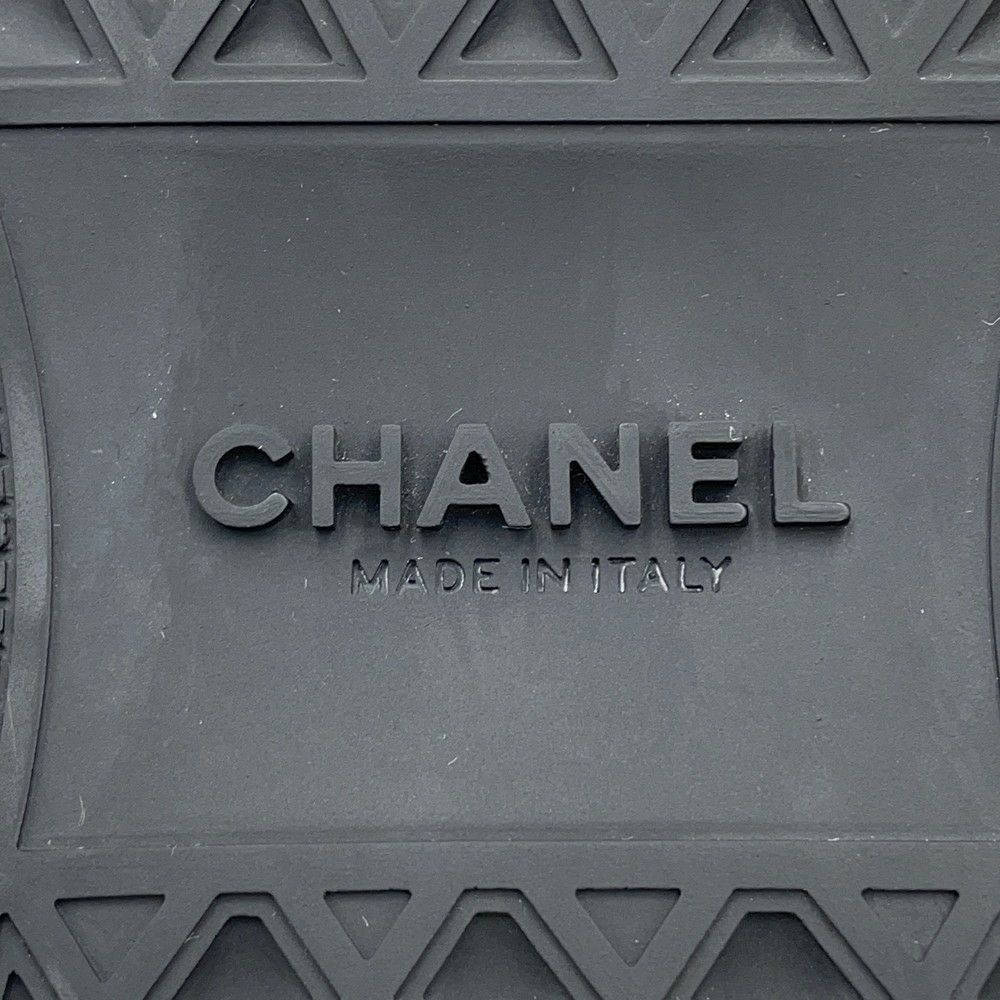 シャネル スニーカー ココマーク ファブリック メンズサイズ43 G46010 CHANEL 靴 黒