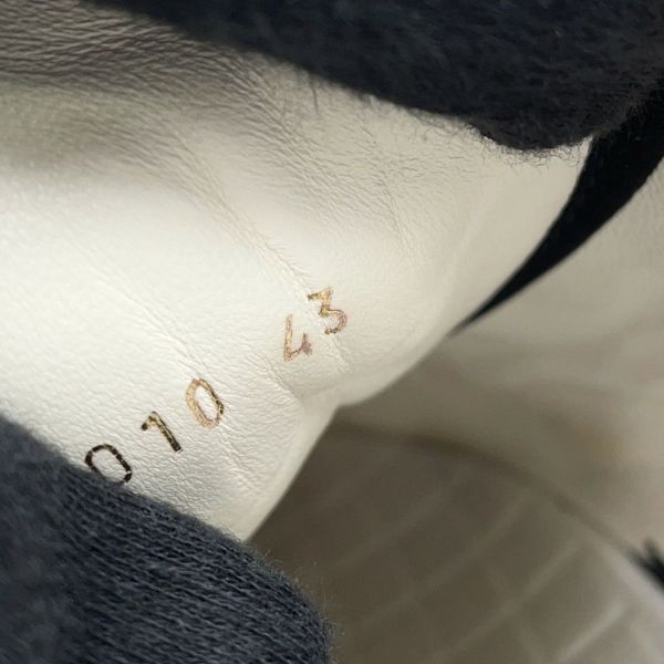 シャネル スニーカー ココマーク ファブリック メンズサイズ43 G46010 CHANEL 靴 黒