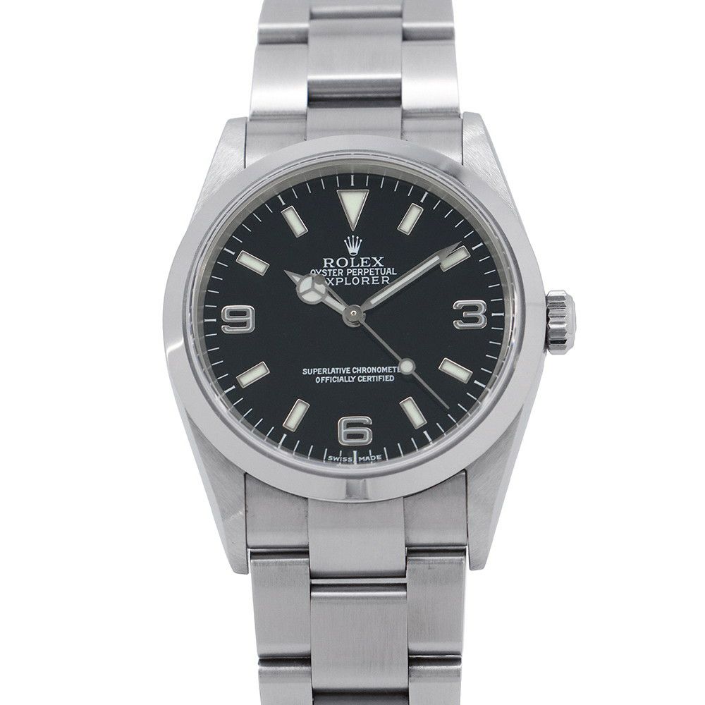 ロレックス エクスプローラー1 K番 114270 ROLEX 腕時計 黒文字盤