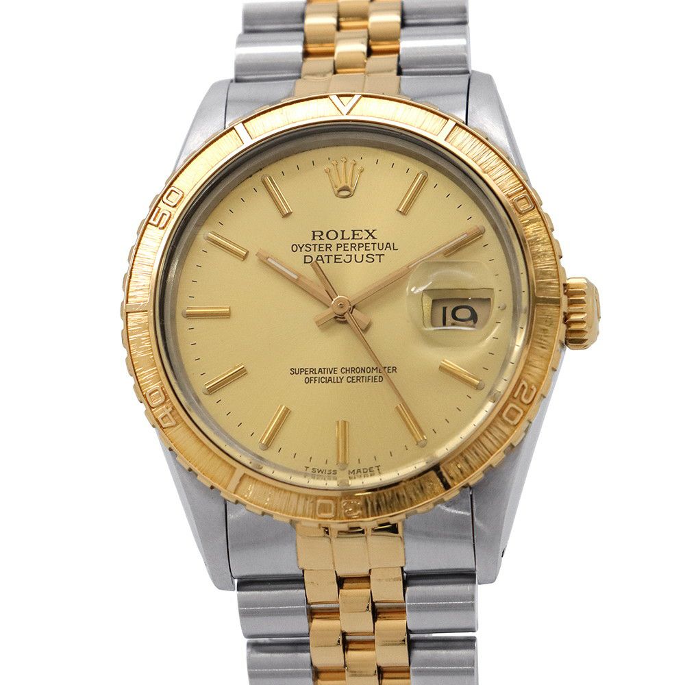 ロレックス デイトジャスト サンダーバード 16253 90番台 ROLEX 腕時計 シャンパンゴールド文字盤