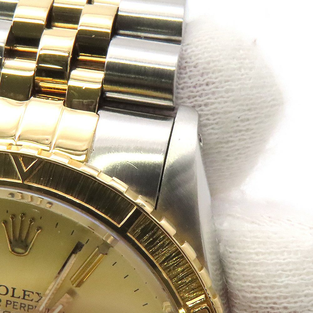 ロレックス デイトジャスト サンダーバード 16253 90番台 ROLEX 腕時計 シャンパンゴールド文字盤