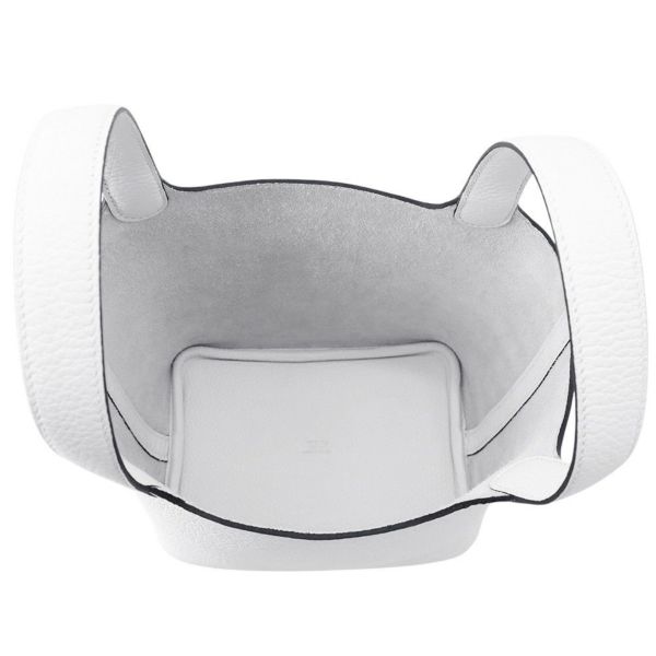 エルメス ハンドバッグ ピコタンロックPM ニューホワイト/ゴールド金具 トリヨンクレマンス K刻印 HERMES トートバッグ 白