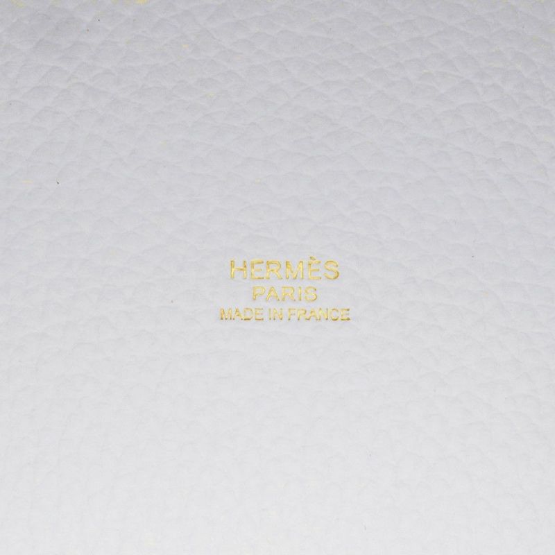 エルメス ハンドバッグ ピコタンロックPM ニューホワイト/ゴールド金具 トリヨンクレマンス K刻印 HERMES トートバッグ 白