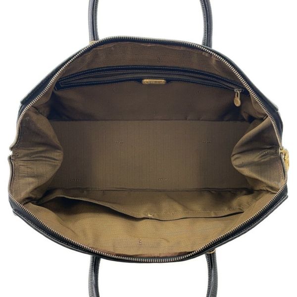 フェンディ ハンドバッグ ズッカ柄 バニティバッグ キャンバス FENDI 2way