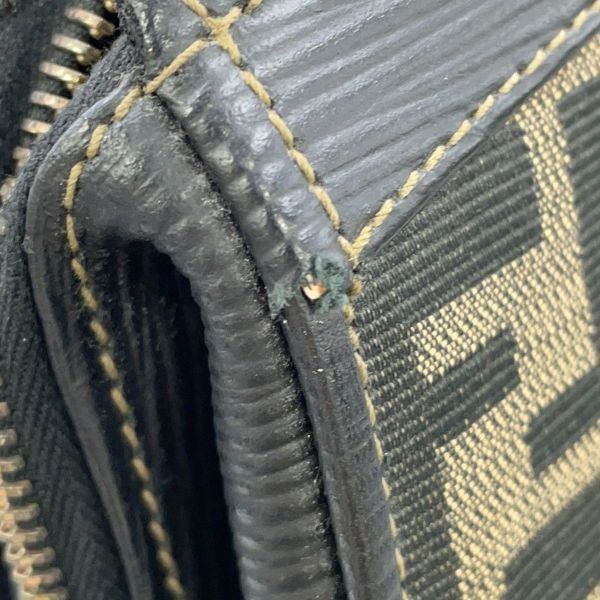 フェンディ ハンドバッグ ズッカ柄 バニティバッグ キャンバス FENDI 2way