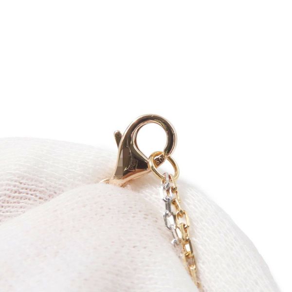 カルティエ ネックレス LOVE ネックレス ダイヤモンド 6P 計0.01ct K18PG/K18WG B7219700 ラブサークル スリーフープ ペンダント