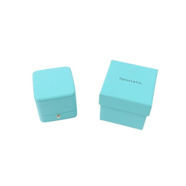 ティファニー リング ハードウェア スモール リンク リング ダイヤモンド 計0.26ct K18WG サイズ約12号 72669290 Tiffany&Co. 指輪