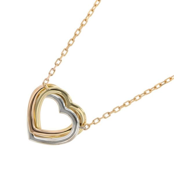 カルティエ ネックレス トリニティ ハート ダイヤモンド K18YG/K18PG/K18WG B7061200 Cartier ペンダント