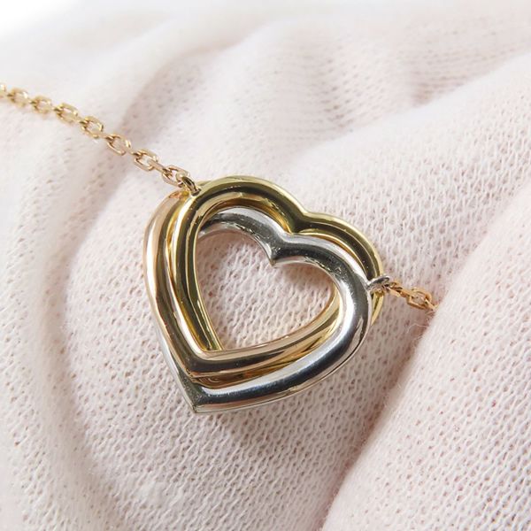 カルティエ ネックレス トリニティ ハート ダイヤモンド K18YG/K18PG/K18WG B7061200 Cartier ペンダント