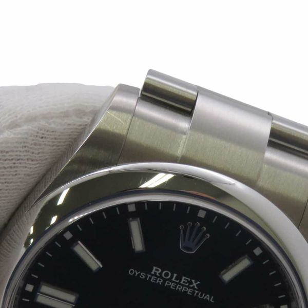 ロレックス オイスターパーペチュアル 124300 ROLEX 腕時計 ブラック文字盤