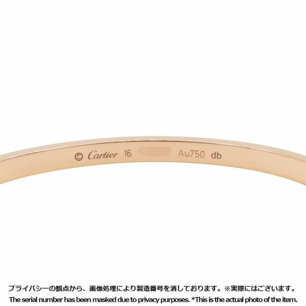 カルティエ ブレスレット ラブブレス SM K18PGピンクゴールド サイズ16 B6047316 Cartier ジュエリー